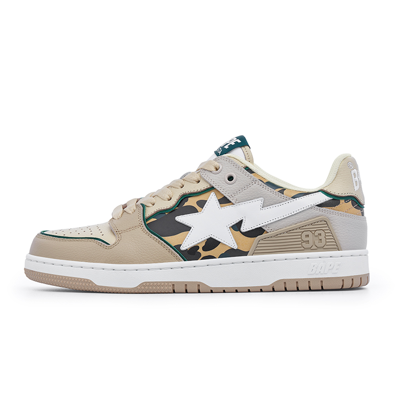 Shop (W) BAPE STA 低帮迷彩拼色运动鞋 0ZXSHW291026K
