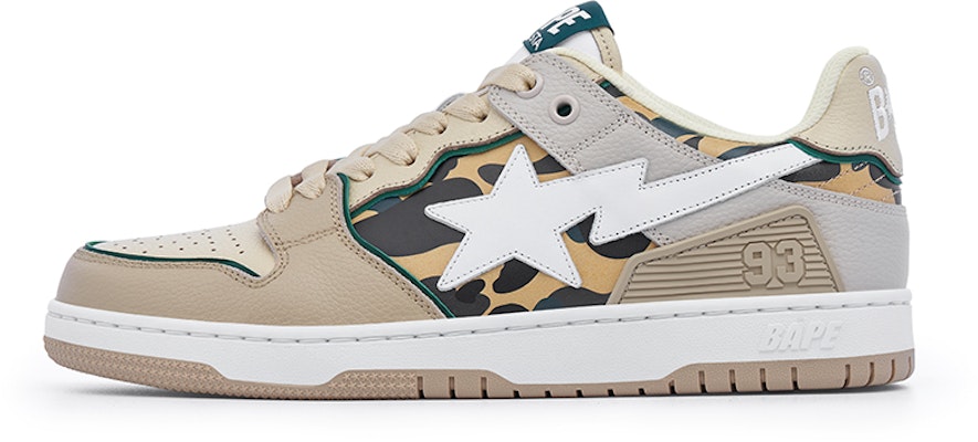 (W) BAPE STA 低帮迷彩拼色运动鞋 0ZXSHW291026K Shop (W) BAPE STA 低帮迷彩拼色运动鞋 0ZXSHW291026K
