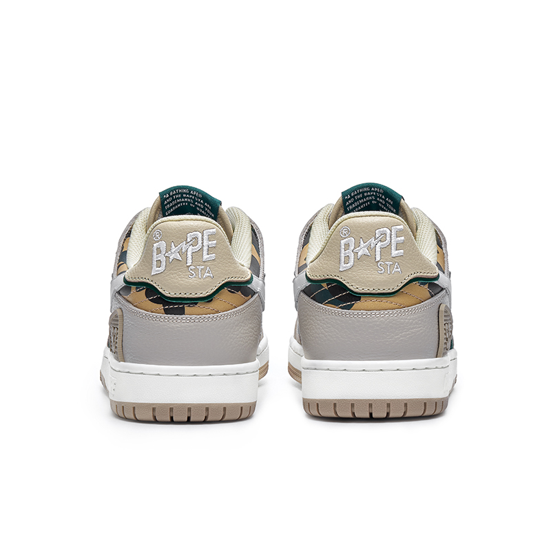 Details for (W) BAPE STA 低帮迷彩拼色运动鞋 0ZXSHW291026K