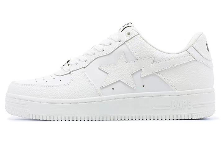 (W) BAPE A BATHING APE STA Low 'Leather Fashion Round Toe Lace-Up' 圖 6