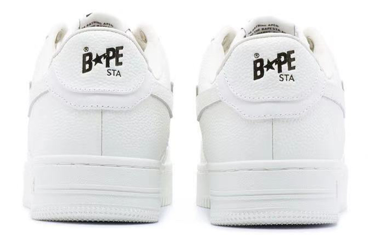 (W) BAPE A BATHING APE STA Low 'Leather Fashion Round Toe Lace-Up' 圖 8