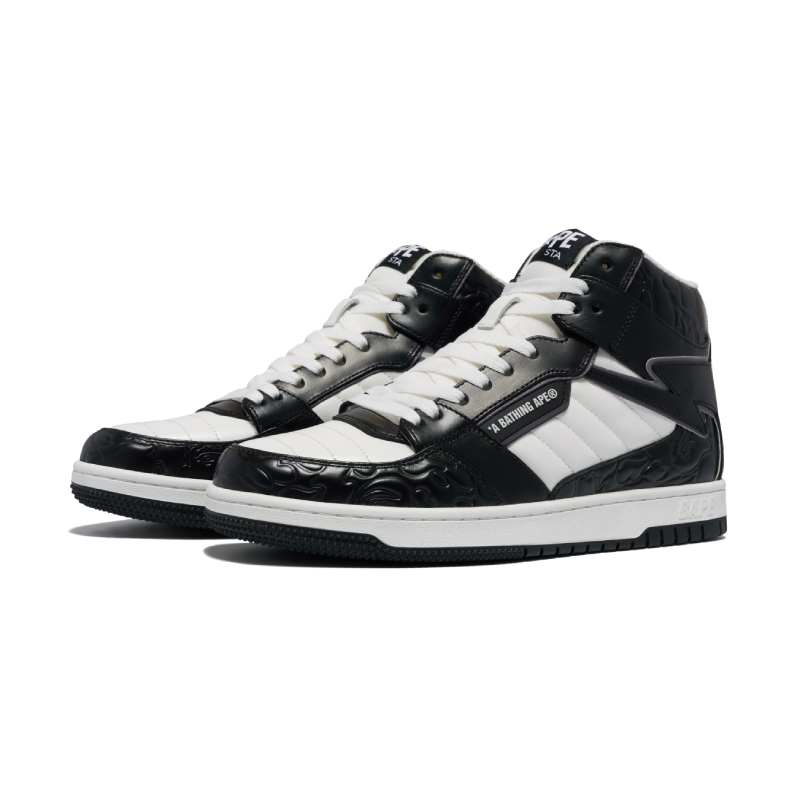 (W) BAPE A BATHING APE Star Embossed Mid-Top Sneaker 'Embossed Logo' 圖 2