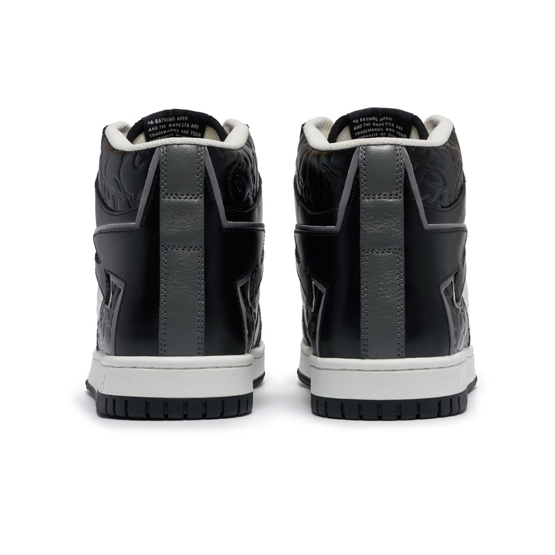 (W) BAPE A BATHING APE Star Embossed Mid-Top Sneaker 'Embossed Logo' 圖 3