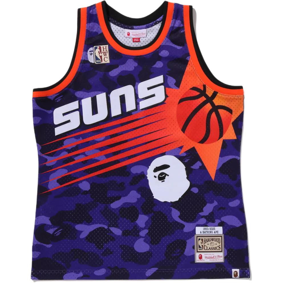 BAPE A BATHING APE x Mitchell & Ness NBA Phoenix Suns Camo Ape Print Basketball Tank 1L73-108-904