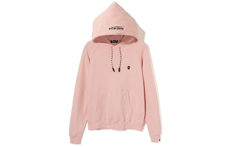 (Women) BAPE Alphabet Embroidered Hoodie Pink 0IXSWW214503C
