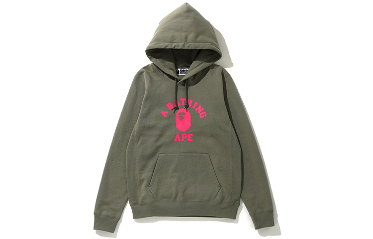(Women) BAPE Ape Head Classic Logo Colorblock Hoodie Long Sleeve 0ZXSWW14501XD