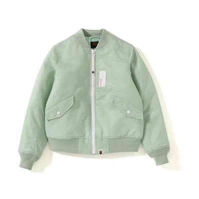 (Women) BAPE Ape Print French Letter Graphic Casual Jacket Women 0ZXJKW240506C