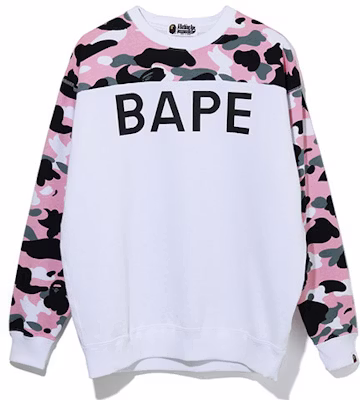 (W) Sudadera Casual de Manga Larga BAPE Camo con Letras y Diseño Patchwork 0ZXSWW13503XD Order (W) Sudadera Casual de Manga Larga BAPE Camo con Letras y Diseño Patchwork 0ZXSWW13503XD
