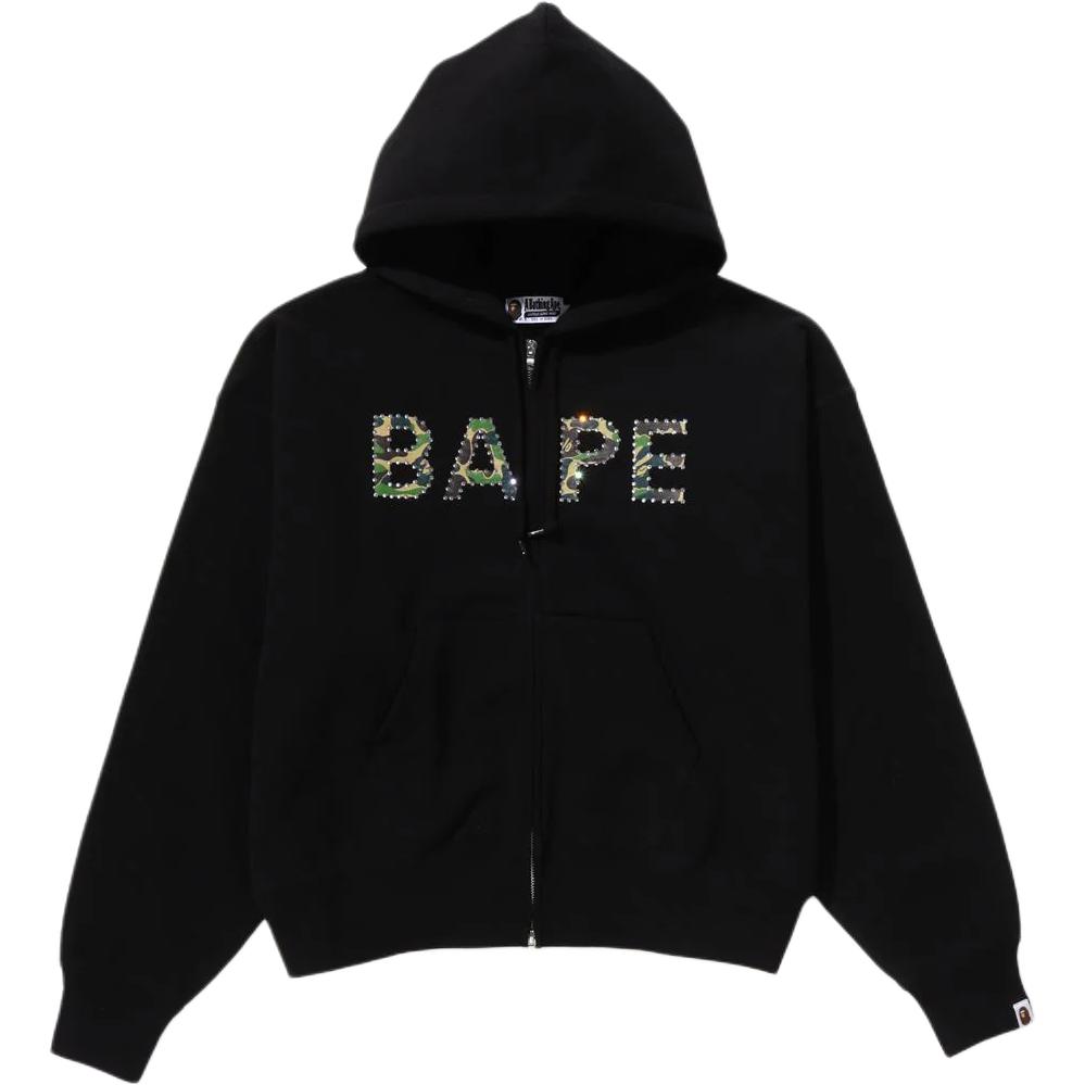(Women) BAPE BAPE SS25 ABC Camo Rhinestone Zipper Logo Drawstring Hoodie 1L30-215-005 圖 2