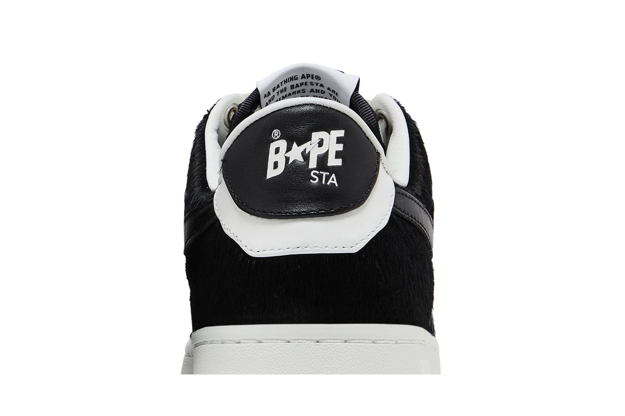 Sizing (W) BAPE Bapesta #1 'Negro' 1J80291050-BLK