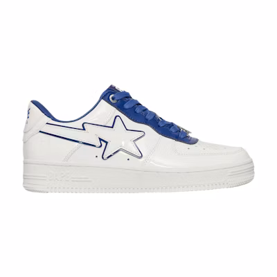 (W) BAPE Bapesta #8 M1 'White Navy'