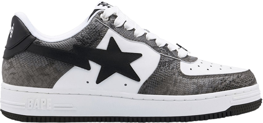 (W) BAPE Bapesta 'Kulit Ular Hitam' 1I80291009-BLK Buy (W) BAPE Bapesta 'Kulit Ular Hitam' 1I80291009-BLK