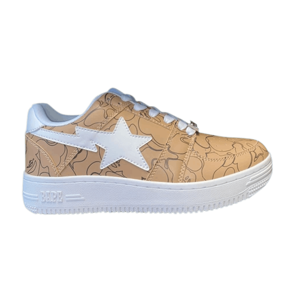 Buy (W) BAPE Bapesta 'Camuflaje Beige - Forrado' 1FWG802501