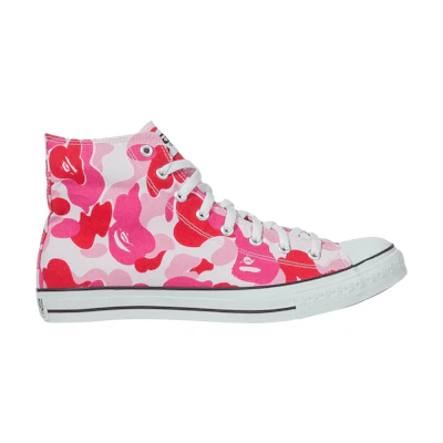(W) BAPE Bapesta High 'ABC Camo - Pink'
