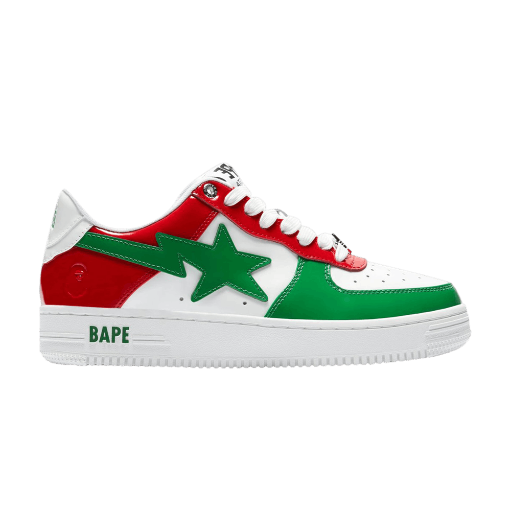Buy (W) BAPE Bapesta M1 'Italy' Kasut Sneaker Lelaki 1I80291004-GRXGR
