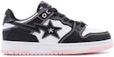 Order (W) BAPE BAPY x A BATHING APE SK8 Rendah 'Kulit Hitam Putih Merah Jambu' BPYSNSN0096XJ
