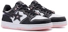 Shop (W) BAPE BAPY x A BATHING APE SK8 Rendah 'Kulit Hitam Putih Merah Jambu' BPYSNSN0096XJ