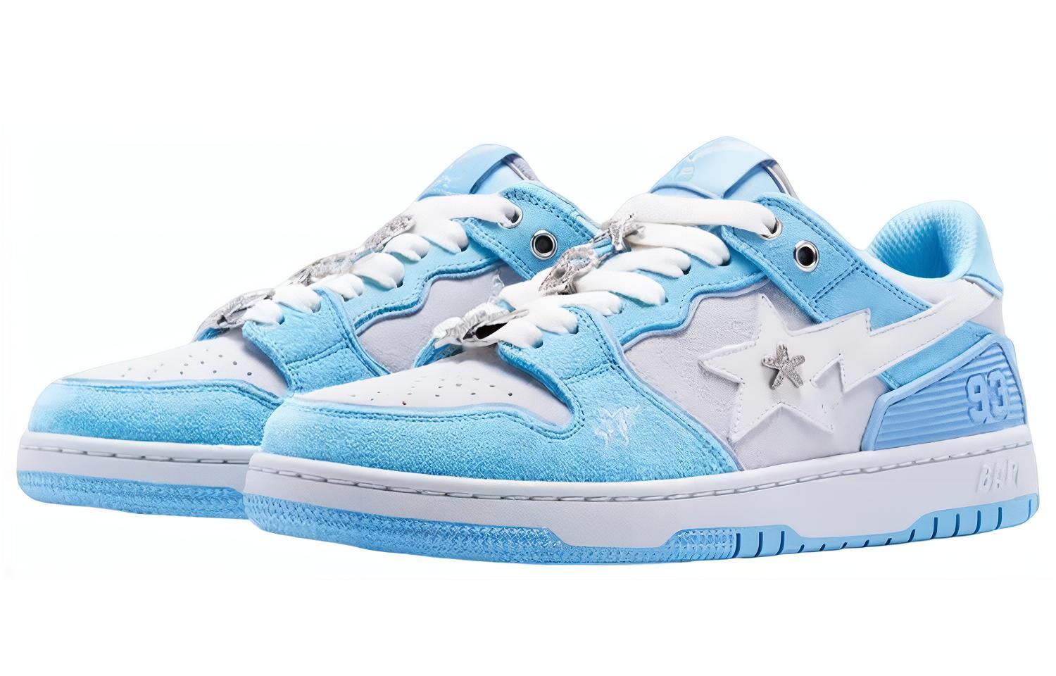 (W) BAPE BAPY A BATHING APE SK8 Low 'Light Blue' 圖 3