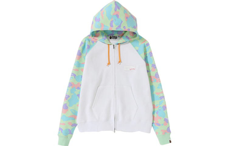 (Women) BAPE Camo Drawstring Zip-Up Hoodie Jacket 0ZXSWW215511C