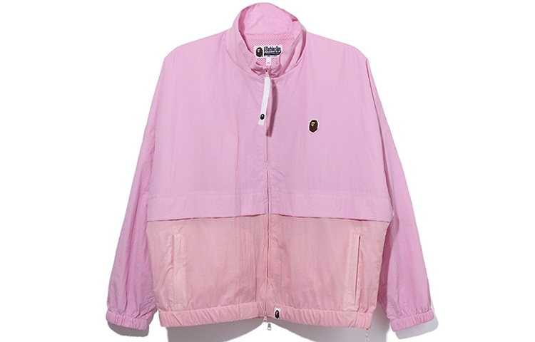 (Women) BAPE Casual Jacket with Gel Ape Logo and Letter Patch Design 0ZXJKW240504E