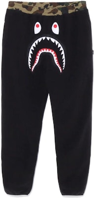 (W) Celana Jogger Santai BAPE FW22 1st Camo Shark Polartec Hitam. 1H80-252-507 Order (W) Celana Jogger Santai BAPE FW22 1st Camo Shark Polartec Hitam. 1H80-252-507