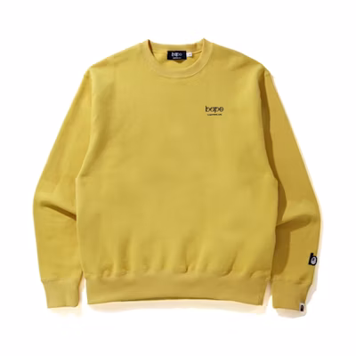 (Women) BAPE Letter Logo Loose Fit Crewneck Pullover Sweatshirt 1G70-213-501