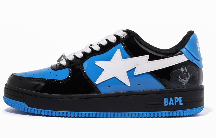 (Women) BAPE MARVEL x A BATHING APE STA Low 'Venom Black Blue White' 1I73-291-915