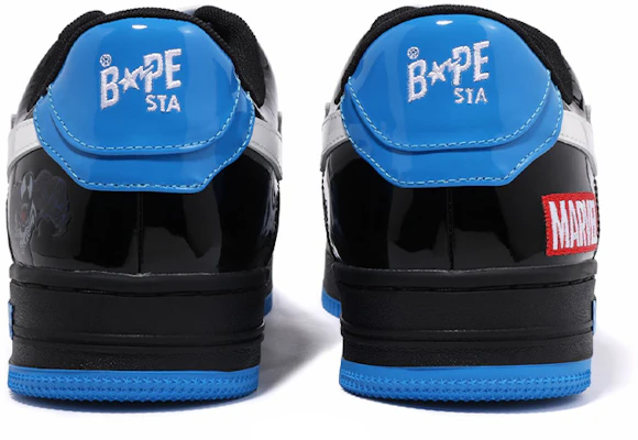 (W) BAPE MARVEL x A BATHING APE STA Low 'Venom Negro Azul Blanco' 1I73-291-915 Sizing (W) BAPE MARVEL x A BATHING APE STA Low 'Venom Negro Azul Blanco' 1I73-291-915