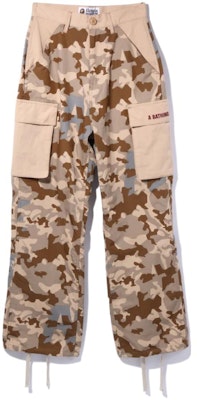 (W) BAPE沙漠迷彩高腰六袋休闲裤 1I30-252-005 Shop (W) BAPE沙漠迷彩高腰六袋休闲裤 1I30-252-005