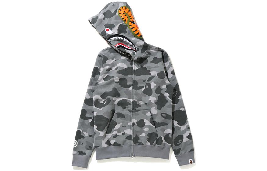 (Women) BAPE Shark Camo Full-Zip Hoodie Jacket for Women. 0ZXSWW215504G 圖 3