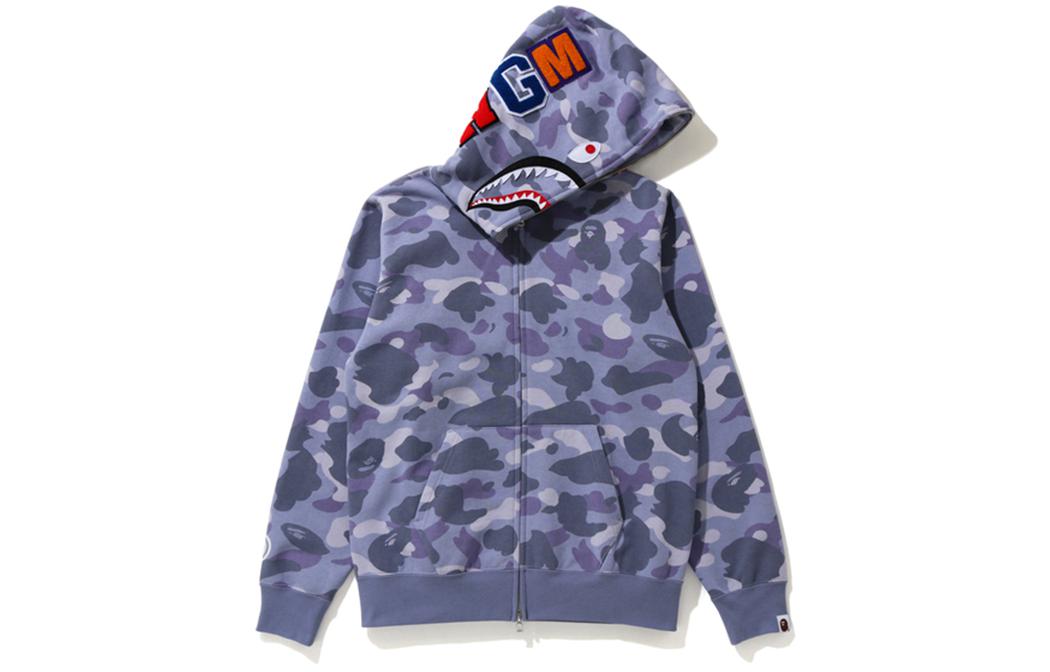 (Women) BAPE Shark Camo Full-Zip Hoodie Jacket for Women. 0ZXSWW215504G 圖 5