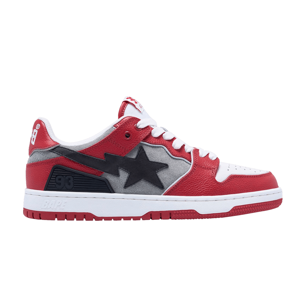 (W) BAPE Sk8 Sta #1 'Red'