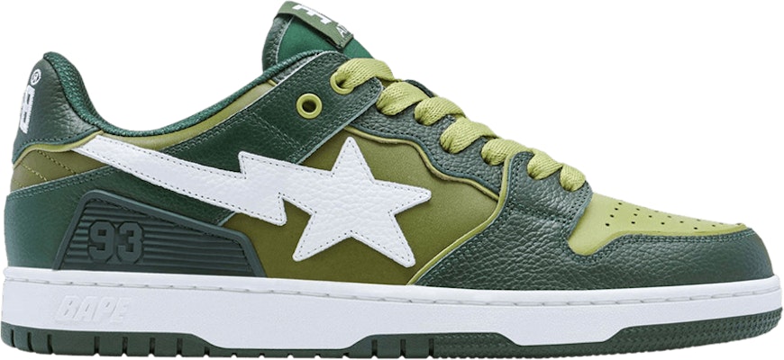 (W) BAPE Sk8 Sta #2 M1 'Hijau' 1J30291024-GRN Buy (W) BAPE Sk8 Sta #2 M1 'Hijau' 1J30291024-GRN