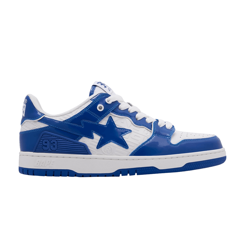 Buy (W) BAPE Sk8 Sta #5 'Monogram Mewah Olahraga - Biru' 1J20291003-BLU