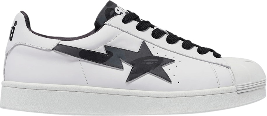 (Women) BAPE Skullsta 'White Black' 1J20291007-BLK Buy (Women) BAPE Skullsta 'White Black' 1J20291007-BLK