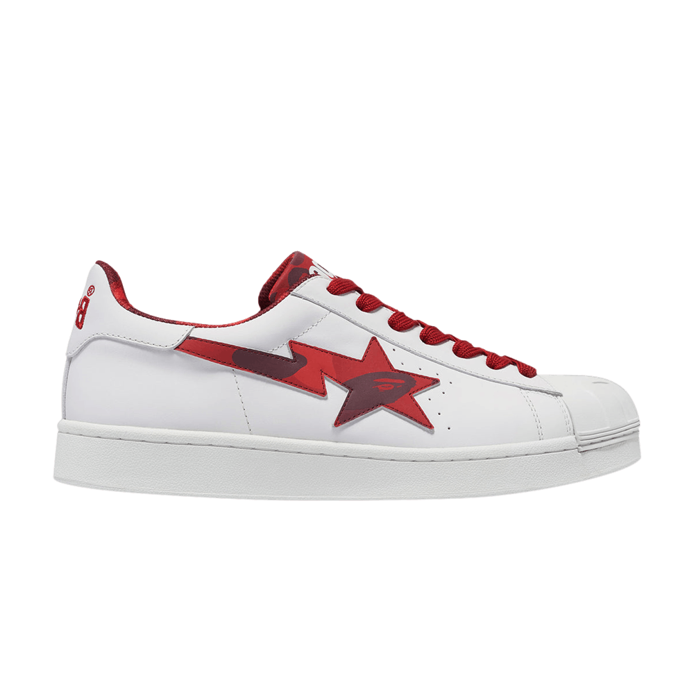 (W) BAPE Skullsta 'White Red'