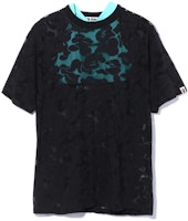 (Women) BAPE Solid Camo Tee Onepiece Black Lace Round Neck Two-Piece T-Shirt. 1I30-235-002 (Women) BAPE Solid Camo Tee Onepiece Black Lace Round Neck Two-Piece T-Shirt. 1I30-235-002