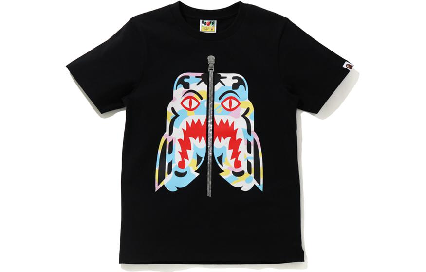 (Women) BAPE SS22  Multicolor Camo Tiger Zip Letter Print Short Sleeve T-Shirt. 0ZXTEW210518G 圖 2