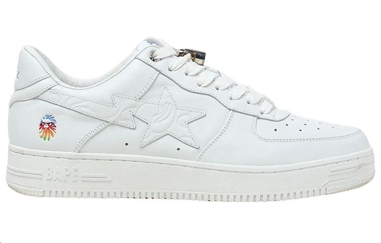 (W) BAPE A BATHING APE STA Low 'White Silver Buckle' 圖 2