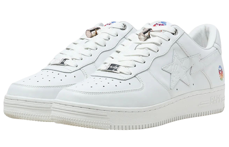 (W) BAPE A BATHING APE STA Low 'White Silver Buckle' 圖 3