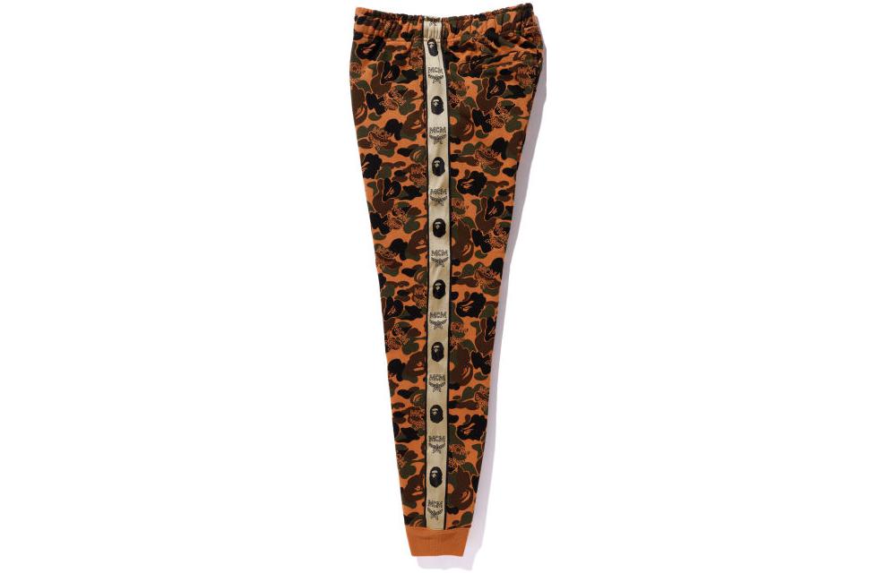 Shop (W) BAPE x MCM 迷彩高腰直筒褲 紅棕色. OZXPTW252902D