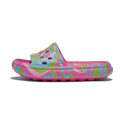 (W) Barbie Vans Slide-On VR3Cush 'Swirl Print'