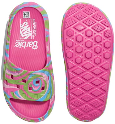 (Women) Barbie x Vans Slide-On VR3Cush 'Swirl Print' VN000BCCCOV Lookbook (Women) Barbie x Vans Slide-On VR3Cush 'Swirl Print' VN000BCCCOV