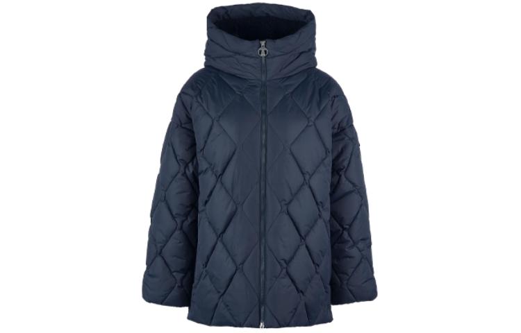 (Women) Barbour  Quilted Hooded Jacket Navy Blue LQU1649NY71