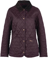(Women) Barbour Solid Color Casual Long Sleeve Jacket Purple. LQU0475RE96 (Women) Barbour Solid Color Casual Long Sleeve Jacket Purple. LQU0475RE96