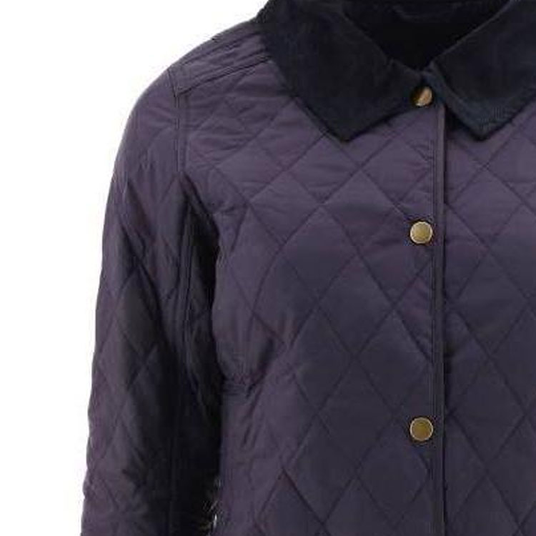 Purchase (W) Barbour 海军蓝单排扣菱格外套 LQU0475NY91