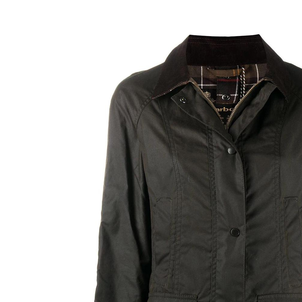 Details for (W) 巴伯尔 Beadnell 橄榄绿色女士长袖经典款蜡涂夹克 LWX0668OL71