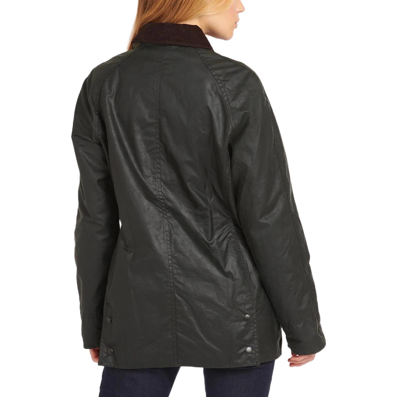 Details for (W) BARBOUR 비드넬 세이지 그린 왁스 재킷 긴팔 아우터웨어. LWX0667SG91