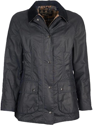 (W) BARBOUR Beadnell Waxed Jacket Biru Navy Lengan Panjang LWX0667NY91 Buy (W) BARBOUR Beadnell Waxed Jacket Biru Navy Lengan Panjang LWX0667NY91