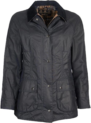 (W) BARBOUR Beadnell Waxed Jacket Biru Navy Lengan Panjang LWX0667NY91 Order (W) BARBOUR Beadnell Waxed Jacket Biru Navy Lengan Panjang LWX0667NY91